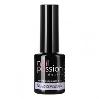 Nail Passion, База для гель-лака Lilac Colorful, 10 мл