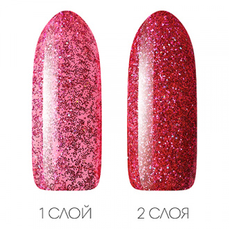 Гель-лак UNO №304 Малиновый каприз, Crimson Caprice, 8 мл