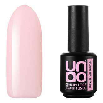 UNO, База Rubber Color Glam Pink, 12 г