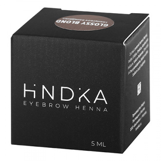 Hindika, Хна для бровей и ресниц Glossy Blonde, 5 мл