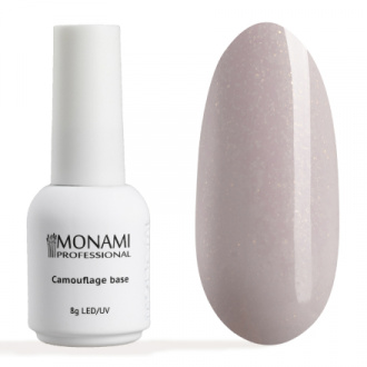 Monami Professional, База для гель-лака Camouflage, Violet Ice Shine