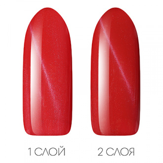 Гель-лак Vogue Nails Кошачий глаз, Пылающий рубин