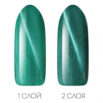 Гель-лак Vogue Nails Кошачий глаз, Благородный изумруд