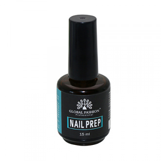 Global Fashion, Обезжириватель-дегидратор Nail Prep 3 в 1, 15 мл