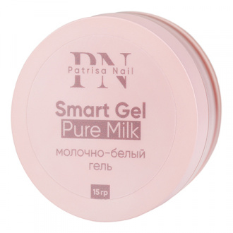 Patrisa Nail, Камуфлирующий гель Smart, Pure Milk, 15 г