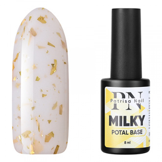 Patrisa Nail, Каучуковая база Potal Milky, 8 мл