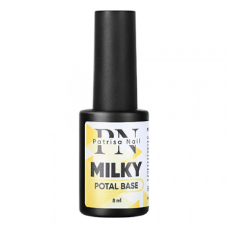 Patrisa Nail, Каучуковая база Potal Milky, 8 мл