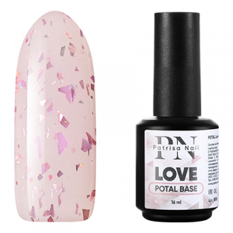 Patrisa Nail, Каучуковая база Potal Love, 16 мл