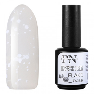 Patrisa Nail, База для гель-лака Flake Lychee, 16 мл