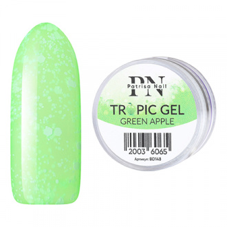 Patrisa Nail, Гель для дизайна Tropic Green Apple, 5 г