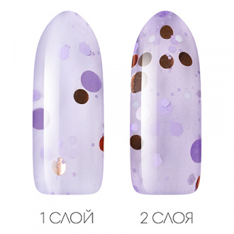 Patrisa Nail, Гель для дизайна Bubble Violety, 5 г