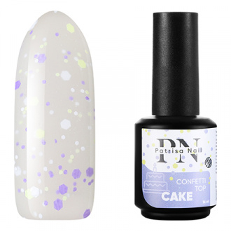 Patrisa Nail, Топ Confetti Cake, 16 мл