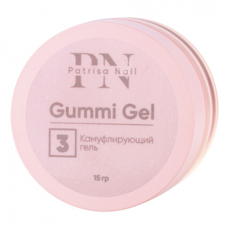 Patrisa nail, Камуфлирующий гель Gummi Gel №3, 15 г