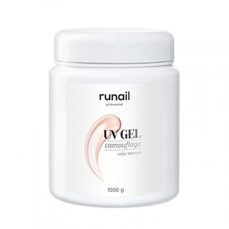 ruNail, Камуфлирующий UV-гель, чайная роза, 1000 г