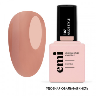 Гель-лак EMI EMILac №107, Nude Style, 9 мл