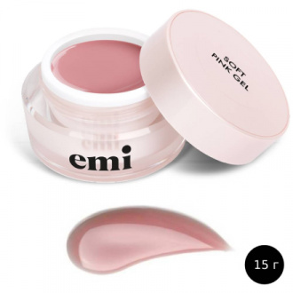 EMI, Гель моделирующий Soft Pink, 15 г