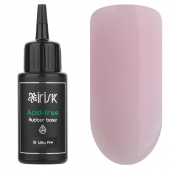 IRISK, База Acid-free Rubber Base №10, Milky Pink, 50 мл