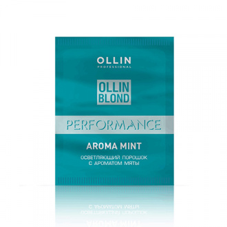 OLLIN, Осветляющий порошок Blond Performance Aroma Mint, 30 г