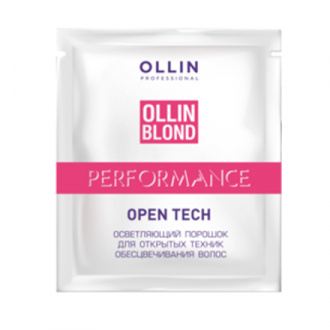 OLLIN, Осветляющий порошок Blond Performance Open Tech, 30 г