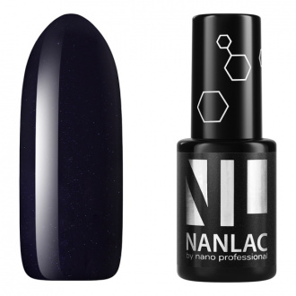 Гель-лак Nano Professional №2187, Black blue