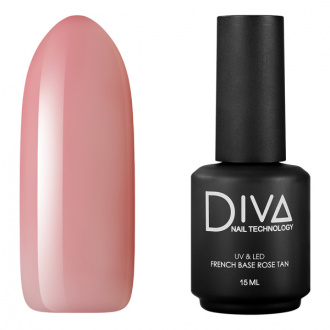 Diva Nail Technology, База French Rose Tan, 15 мл