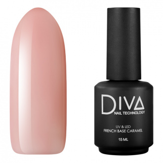 Diva Nail Technology, База French Caramel, 15 мл