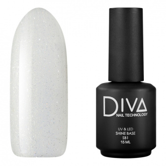 Diva Nail Technology, База Shine №1, 15 мл