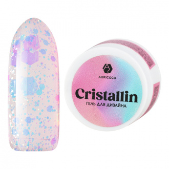 ADRICOCO, Гель для дизайна Cristallin №01