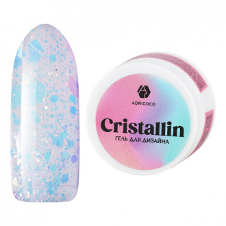 ADRICOCO, Гель для дизайна Cristallin №04