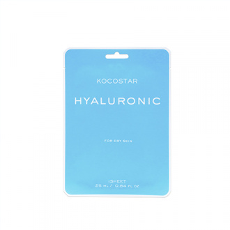 Kocostar, Маска для сухой и чувствительной кожи Hyaluronic, 25 г (УЦЕНКА)