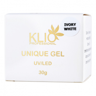 Klio Professional, Гель Unique Gel Ivory White, 30 г