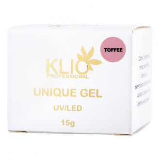 Klio Professional, Гель Unique Gel Toffee, 15 г