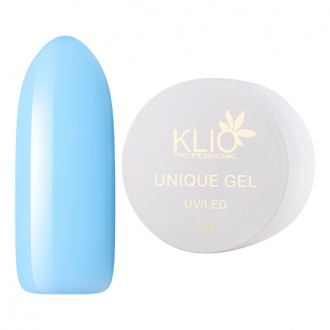 Klio Professional, Гель Unique Gel Azure, 15 г