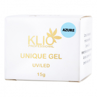 Klio Professional, Гель Unique Gel Azure, 15 г