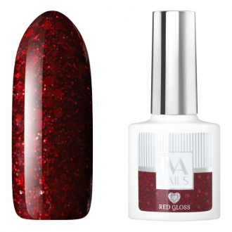 Гель-лак IVA nails Red Gloss №5