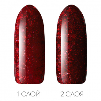 Гель-лак IVA nails Red Gloss №5