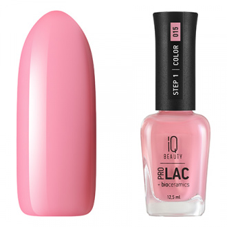 IQ Beauty, Лак для ногтей ProLac + Bioceramics №015 Rose Blush