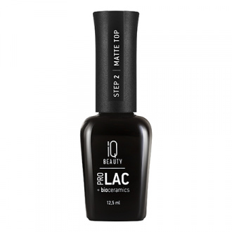 IQ Beauty, Топ для лака ProLac + Bioceramics Matte, 12,5 мл