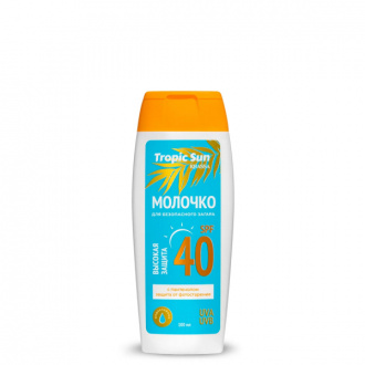 Krassa, Молочко для безопасного загара Tropic Sun, SPF 40, 100 мл