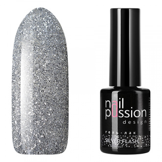 Гель-лак Nail Passion Silver Flash (УЦЕНКА)