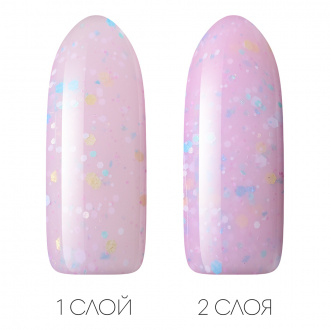 Hit-Gel, База для гель-лака Bloomy base №01, 9 мл