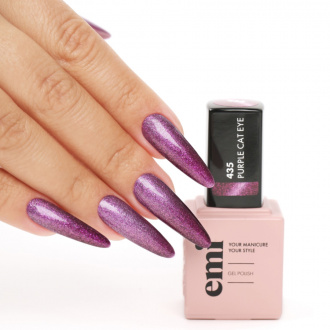 Гель-лак EMI EMILac Purple Сat Eye №435