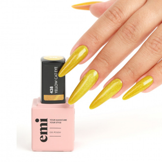 Гель-лак EMI EMILac Yellow Сat Eye №438