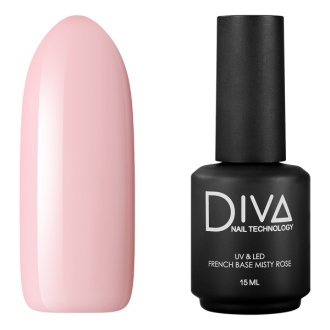 Diva Nail Technology, База French Misty Rose, 15 мл