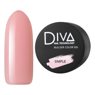 Diva Nail Technology, Трехфазный гель Builder Color, Simple