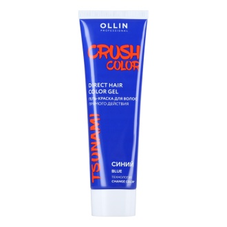 OLLIN, Гель-краска Crush Color, Синий, 100 мл