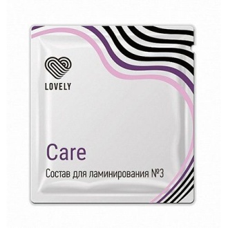 Lovely, Состав для ламинирования №3 Care, в саше, 1 г (УЦЕНКА)