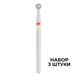 Набор, KrasotkaPro, Фреза сферическая, D = 3,5 мм, 3 шт.