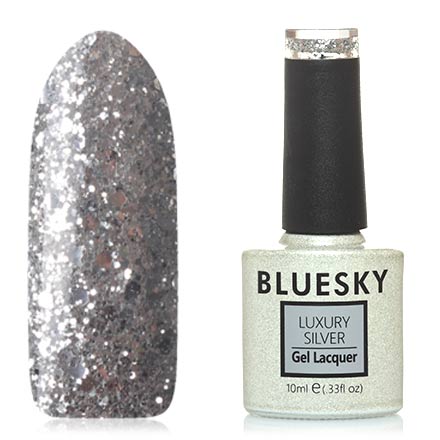 Гель-лак Bluesky Luxury Silver №402