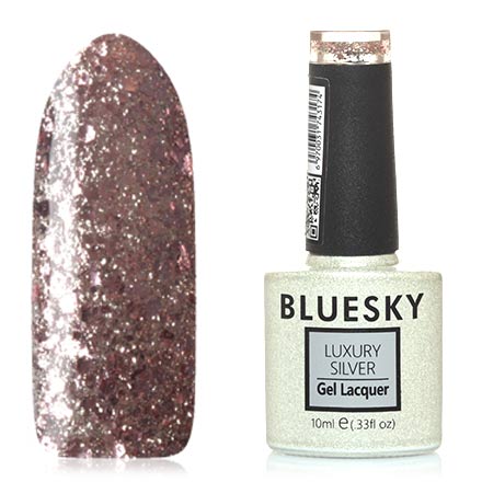 Гель-лак Bluesky Luxury Silver №406